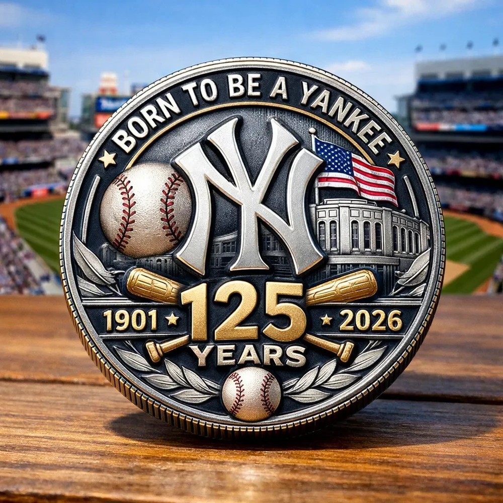 Yankees 125th Anniversary Coin