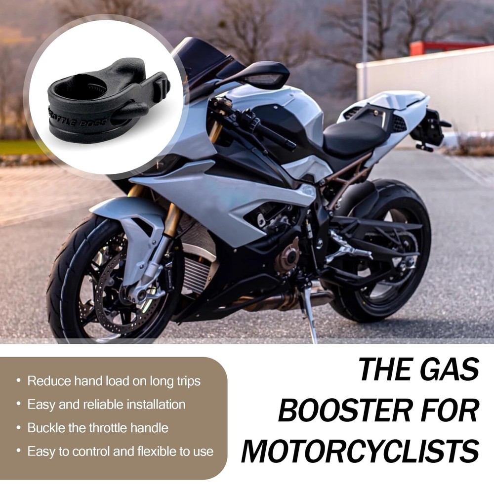 getfay 2 PCS Motorcycle Throttle Modification Aid, 2 PCS, Black