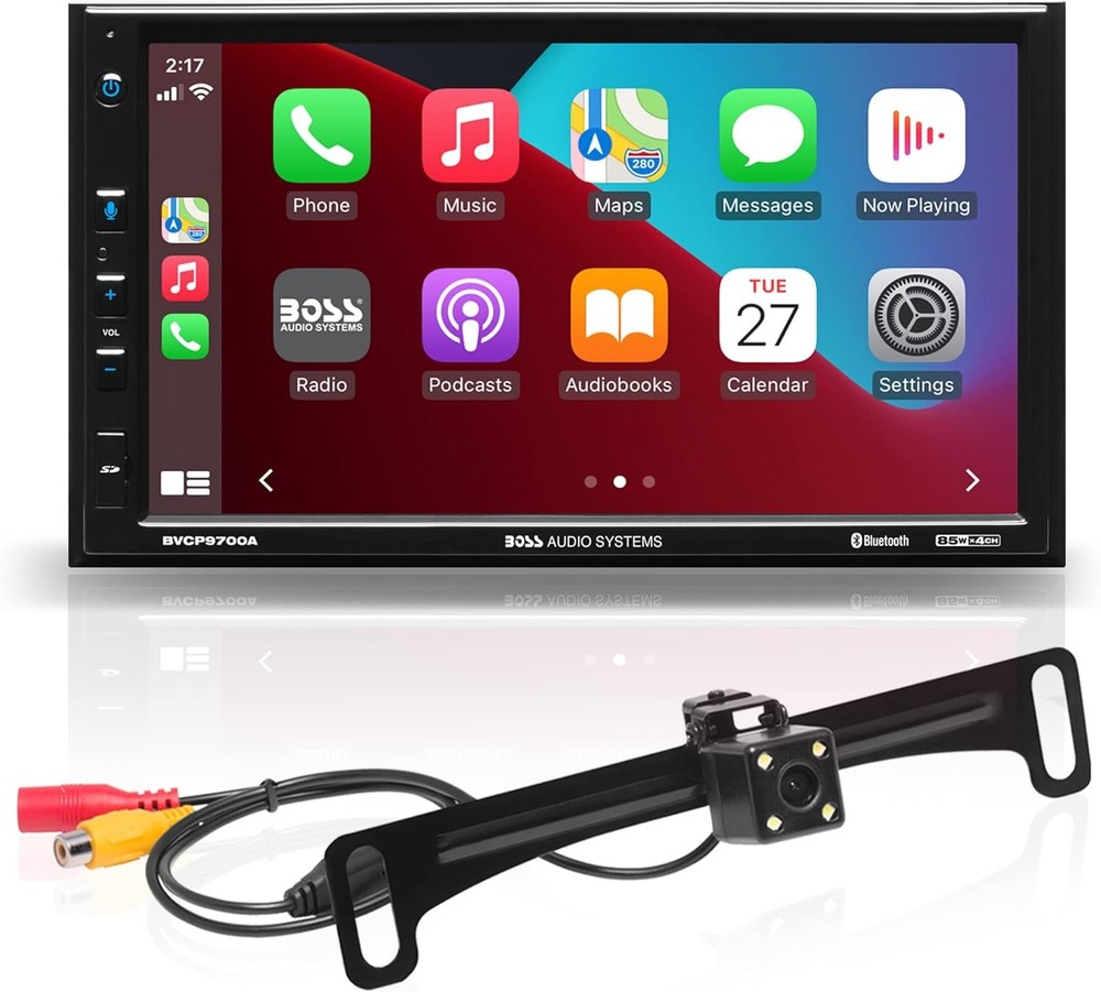7in Double Din Car Stereo Apple CarPlay Android Auto