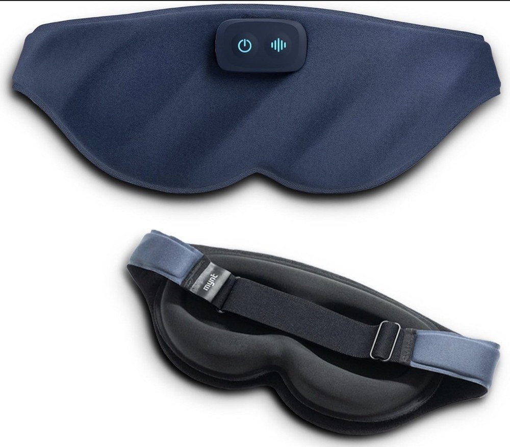 Mynt Wireless Bluetooth Sleep Mask with 3 Vibration Modes last 15 Hours