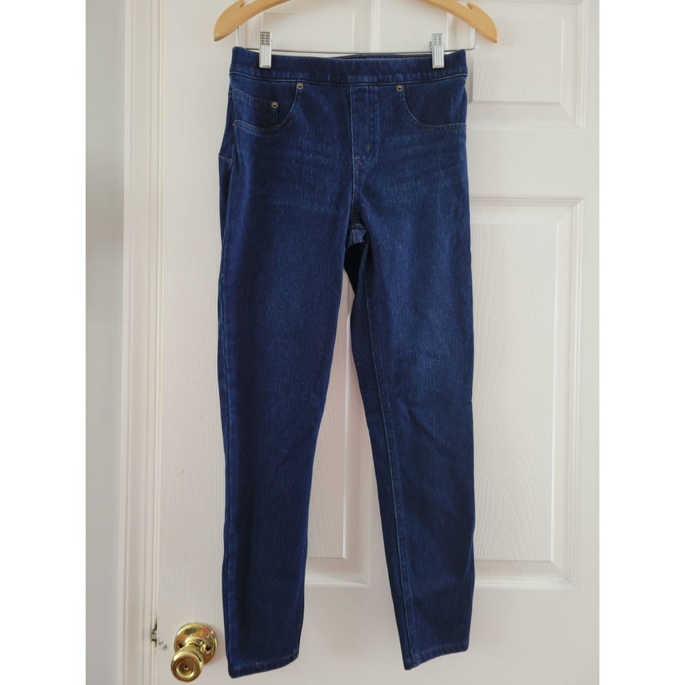 Spanx Blue Jean legging Pull On size Medium pants tummy control slimming