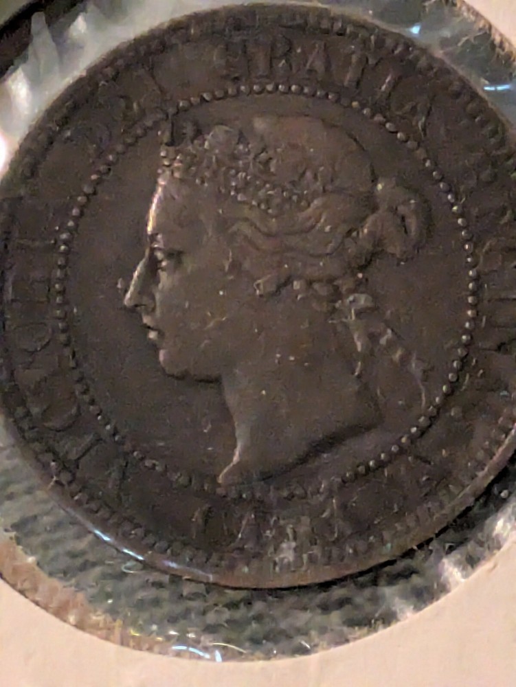 Canada 1887 1 Cent One Large Cent Coin