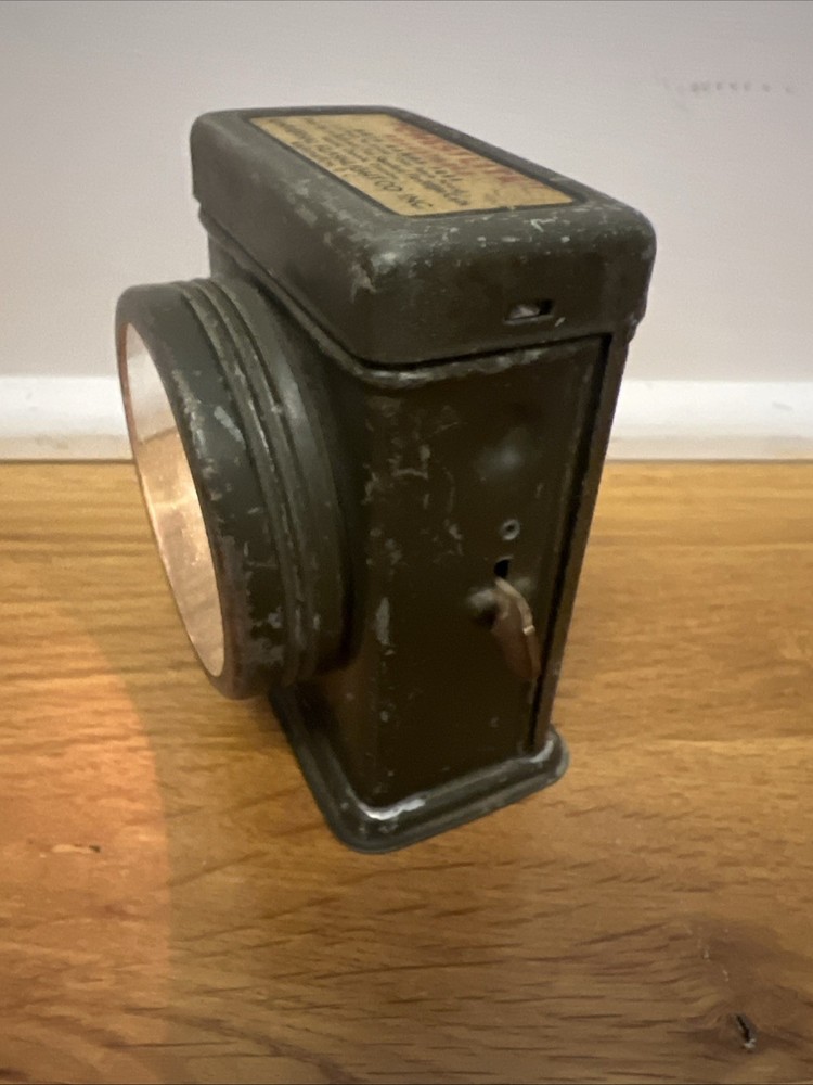 Antique WW2 Chestlite Adjustable Working Flashlite