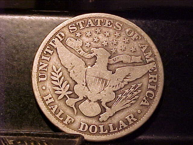 1915 barber half dollar vg