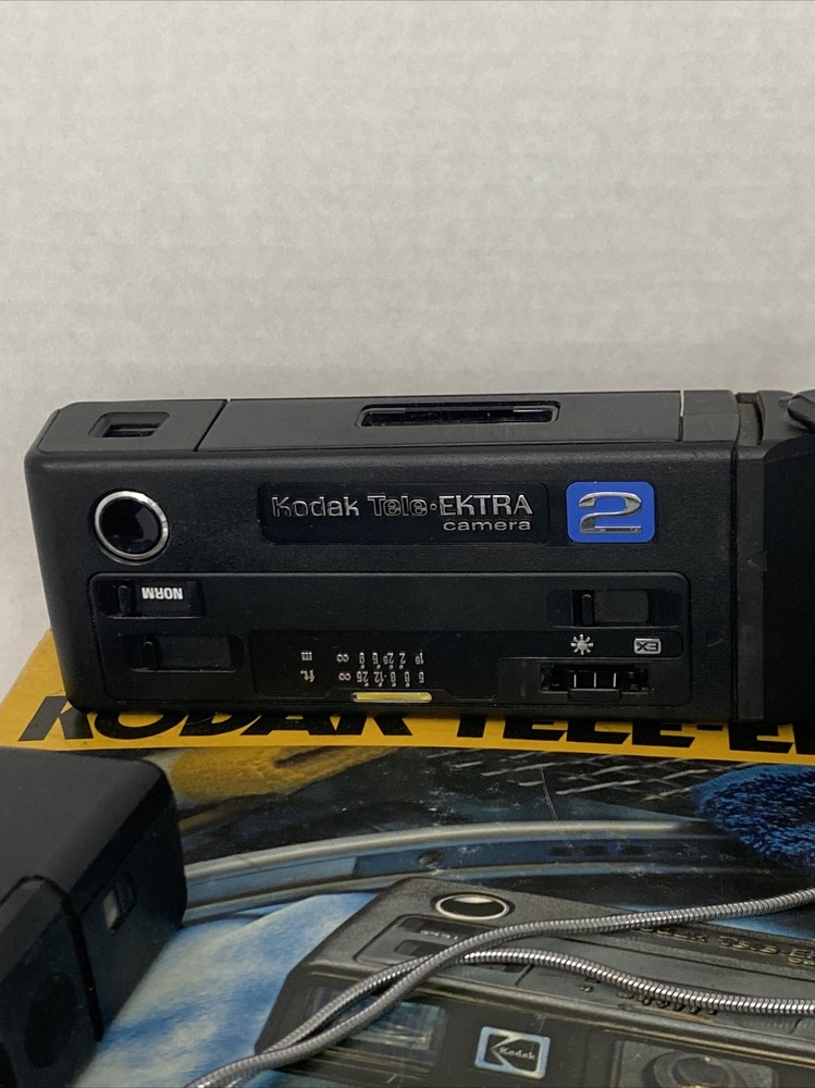 Kodak Tele-Extra 2 In Box With Electronic Flash, Cover, Handle & Instructions.