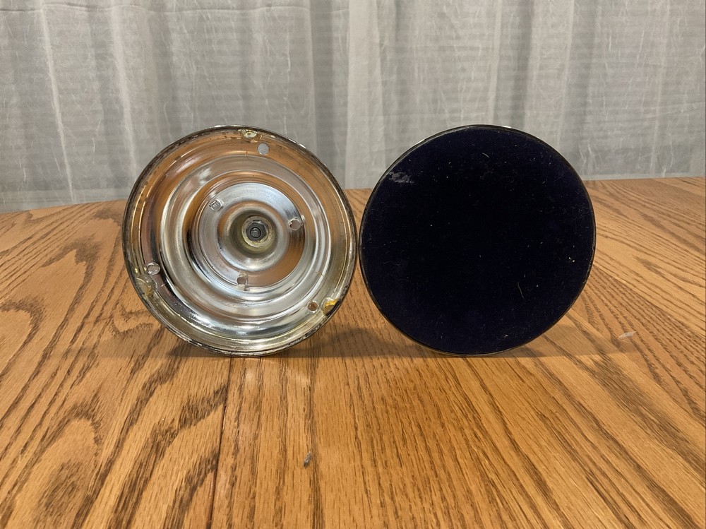 Silver Plated Candlesticks Pair 11.5 Inches Tall Round Base