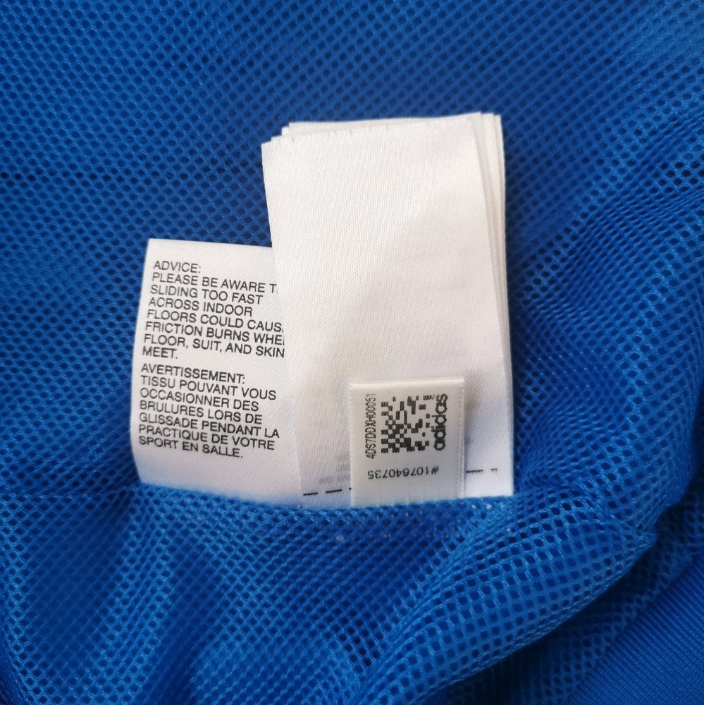 Adidas Track jacket Blue Black size Large Climacool