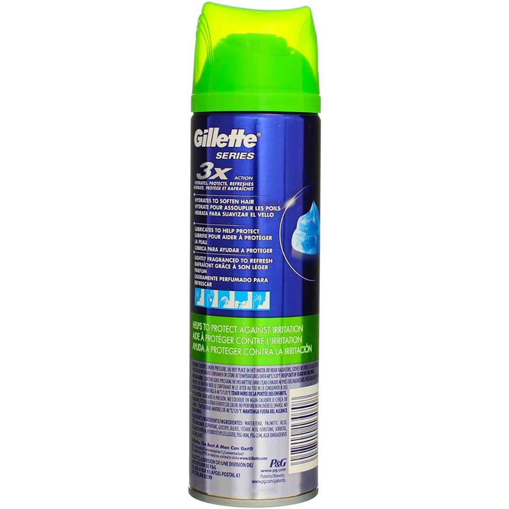 Gillette Series Sensitive Shave Gel, 7 oz