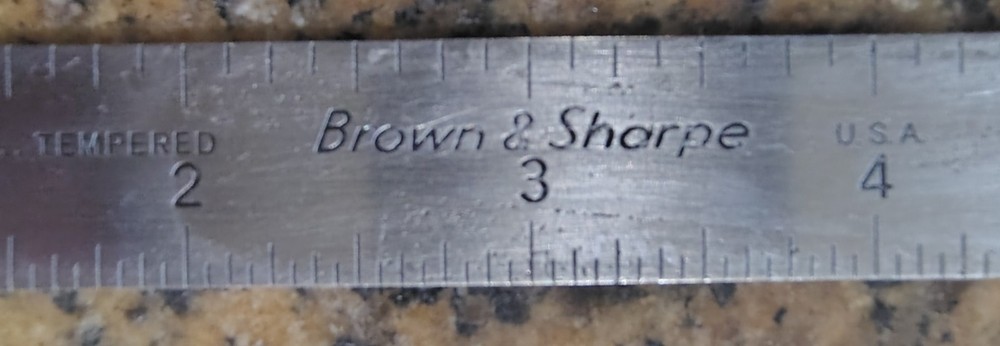 🗽6" STEEL SCALES B&S AND DUREZ