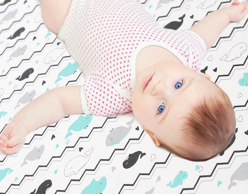 Pack n Play Sheets, 2 Pack Mini Crib Sheets,Stretchy Portable Fitted Playard ...