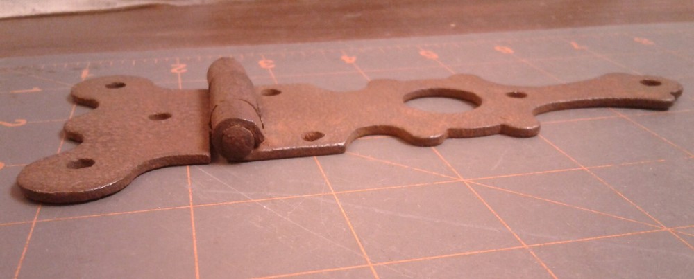 Antique Iron Tool Chest Trunk Hasp 1860s