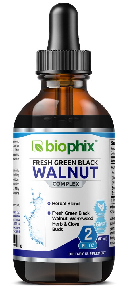 Biophix Fresh Green Black Walnut Extract 60 ml 2 oz