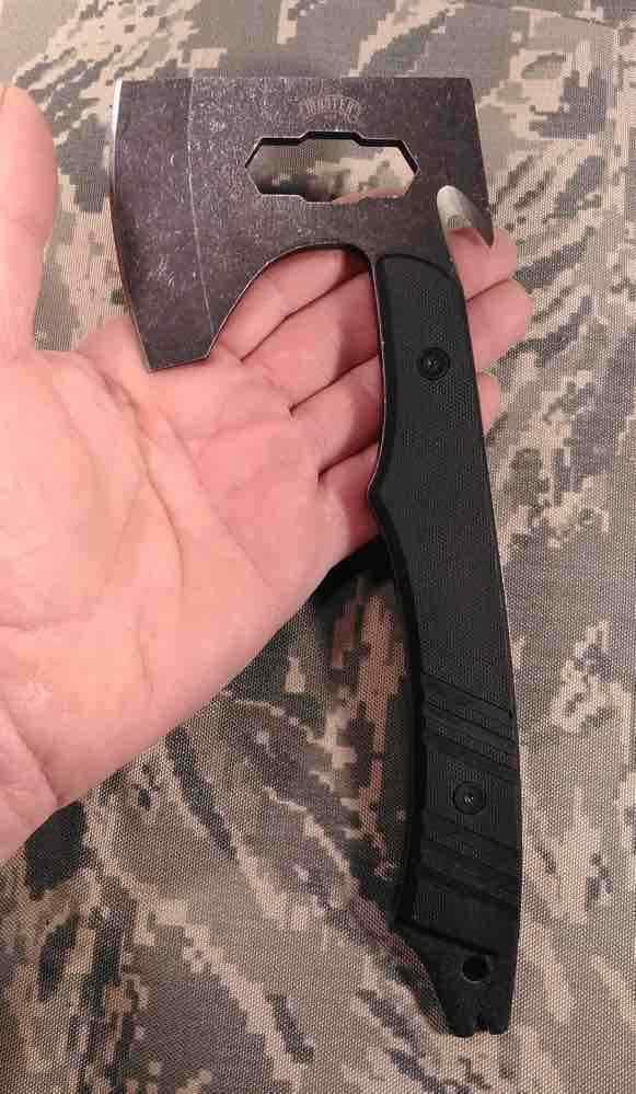 Alpha Team Hatchet Multi-Tool - Survival Ax + Flint Magnesium Fire Striker