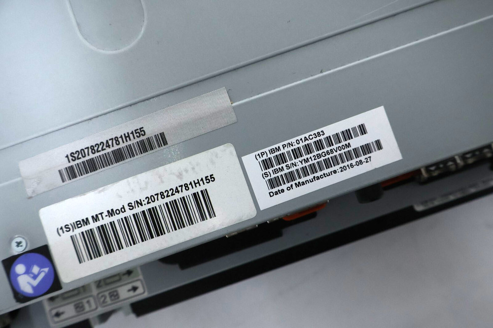 IBM 01AC383 Storage Array 24-Bay 2.5" SAS Expander Enclosure (No HDDs)