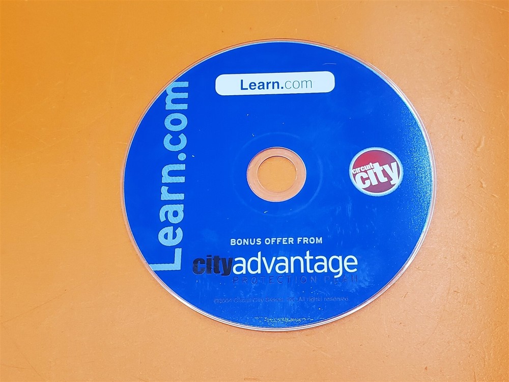 ⭐️⭐️⭐️⭐️⭐️ Learn.com Circuit City-City Advantage Protection Plan 2004 Disc Only