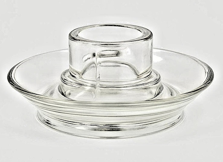 Candle Holder Repurpose Vintage Water Dish