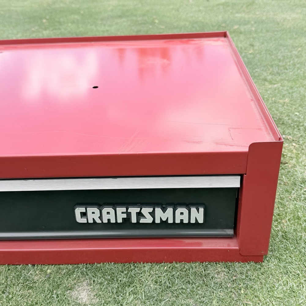 Craftsman 1 Single Drawer Mid Intermediate Middle Riser Tool Box Chest Red
