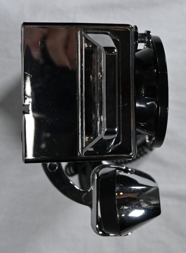 Retro 1956 Payphone Wall-Mount Corded Push Button Phone Silver