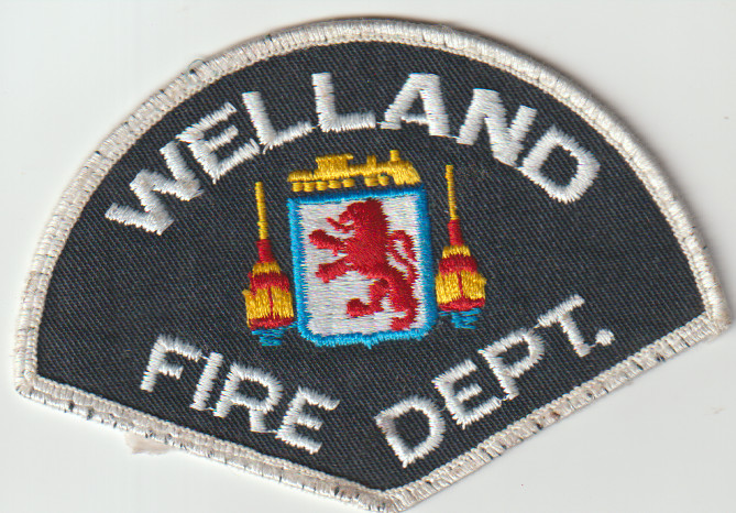 Welland ON Canada Fire Department patch shipped from Australia
