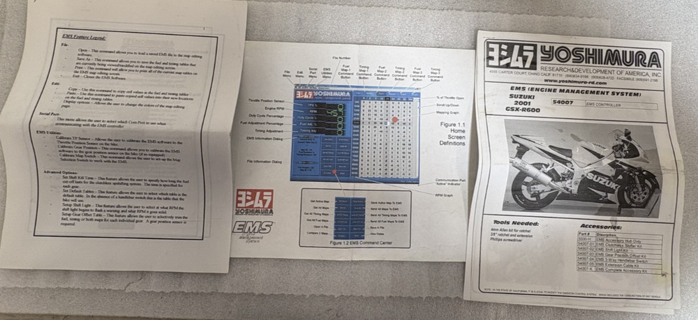 YOSHIMURA EMS SYSTEM GOODIES, WIRES, HUB, SOFTWARE, INSTRUCTIONS AND MORE