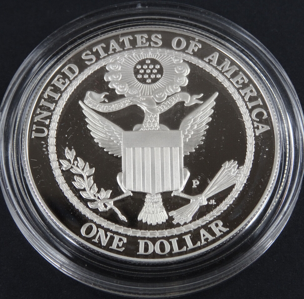 2008-P Bald Eagle Proof Silver Dollar US Mint Commemorative $1 Capsule Only
