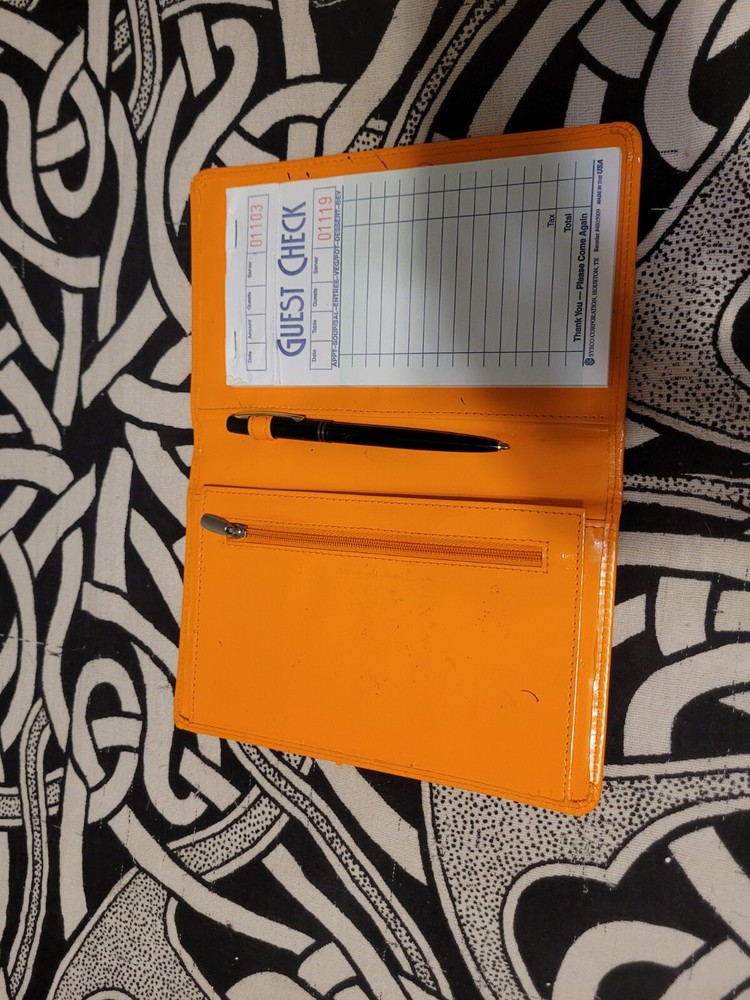 Waitress Billfold-Order & Bank Book