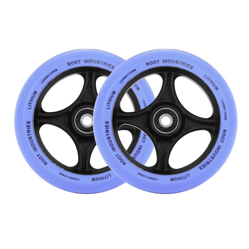 Root Industries Lithium Wheels 120mm - Blue (Pair)