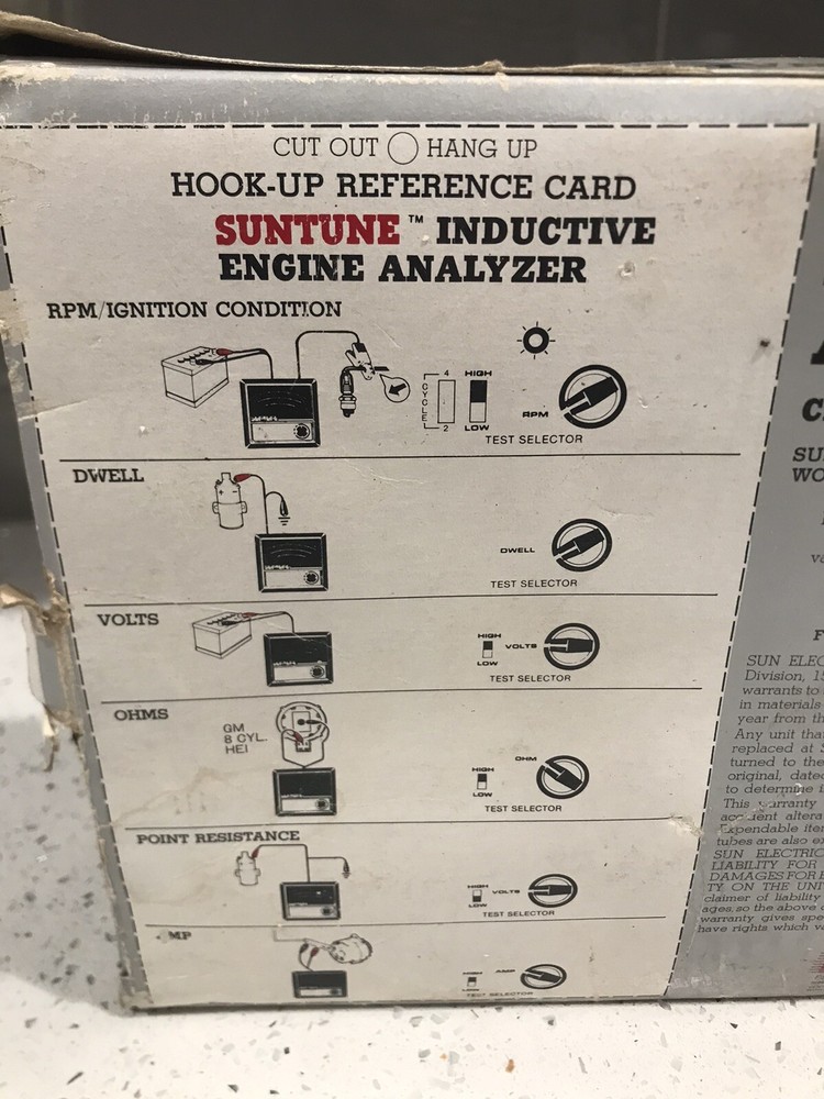 SUNTUNE Inductive Engine Analyzer Model CP7673