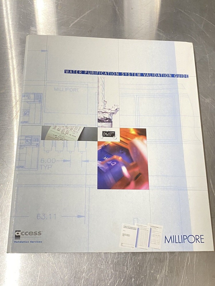 Millipore Water Purification System- Users Guide / Instruction Book / Manual
