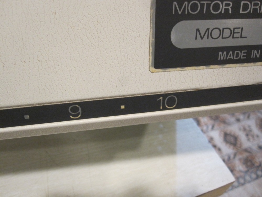 KM10 Knitting Machine Drive Motor WORKING!! VIDEO!!