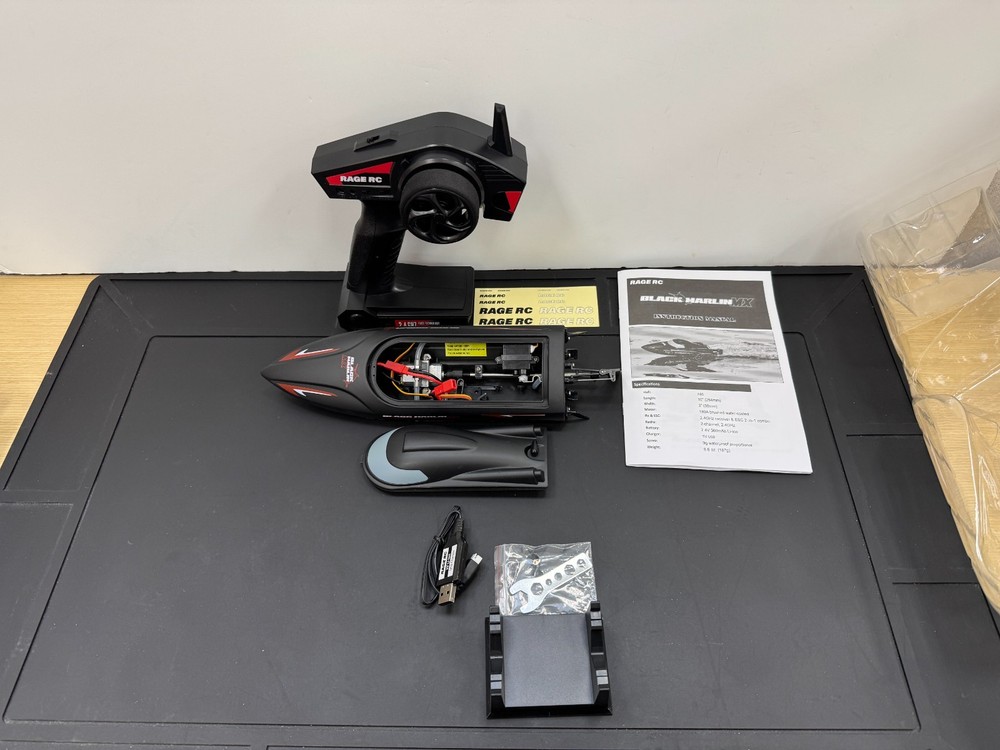 RGRB1130 Rage Black Marlin MX Micro Open box No Battery