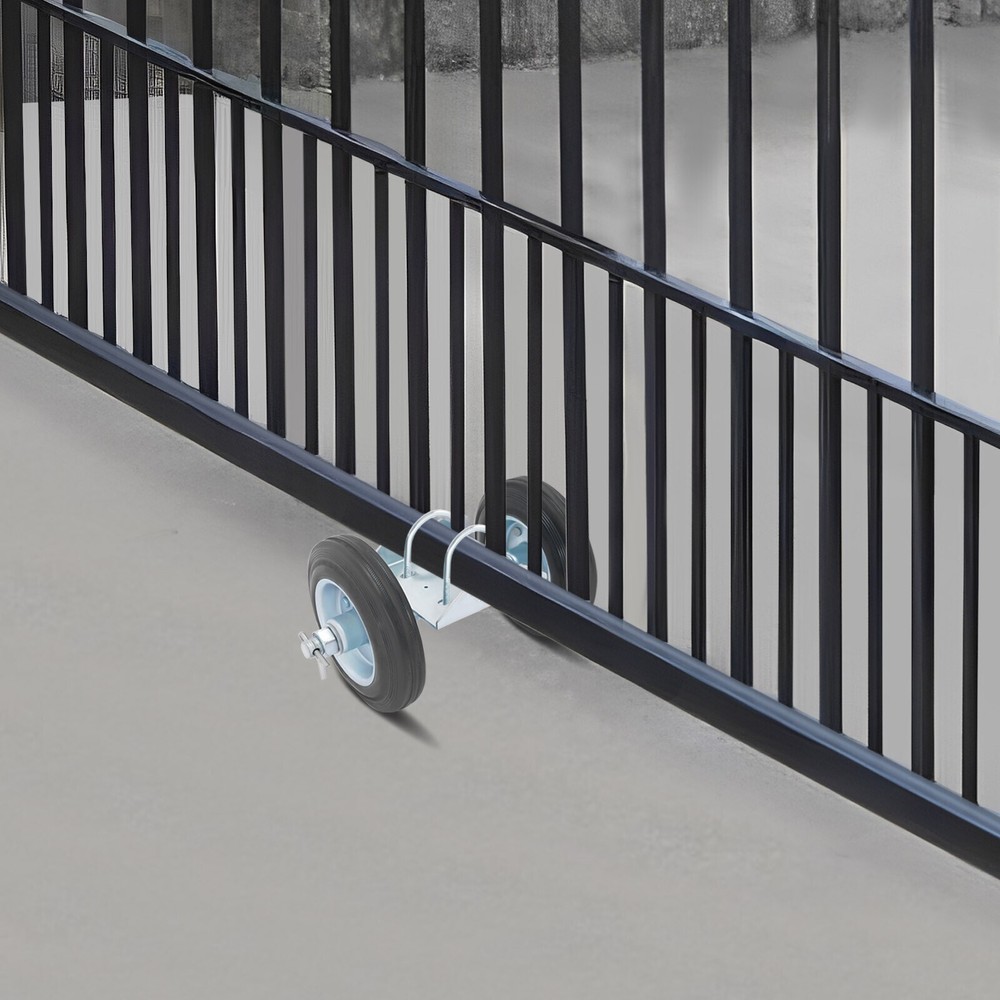 Rolling Gate Hardware Kit, Heavy Duty Sliding Gate Rollers Wheels Kit