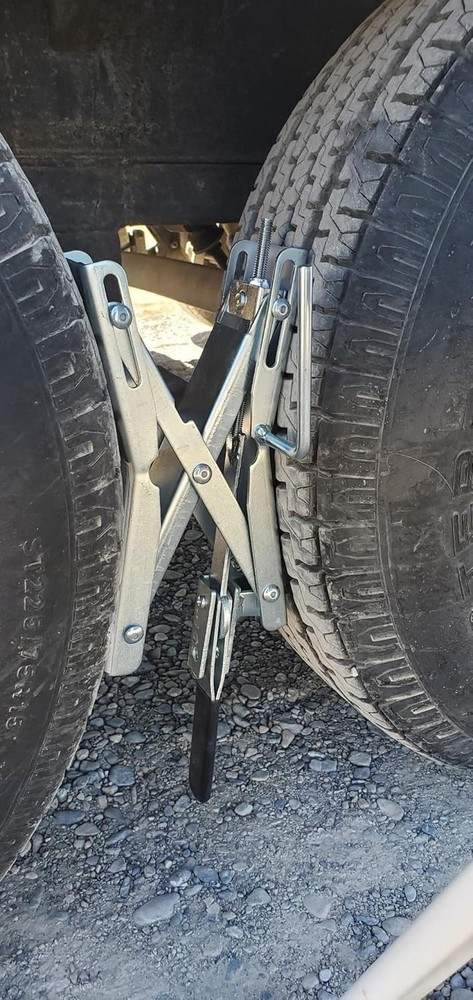 2 Pack Tandem Axle Dual Wheel Chock Stabilizer Extends 1.5"–6" Anti-Theft Lock