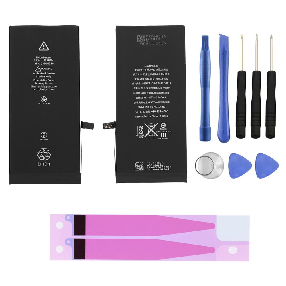 Extended Battery Replacement For iPhone 7 Plus A1661 A1784 A1785+TOOLS 3400 mAh
