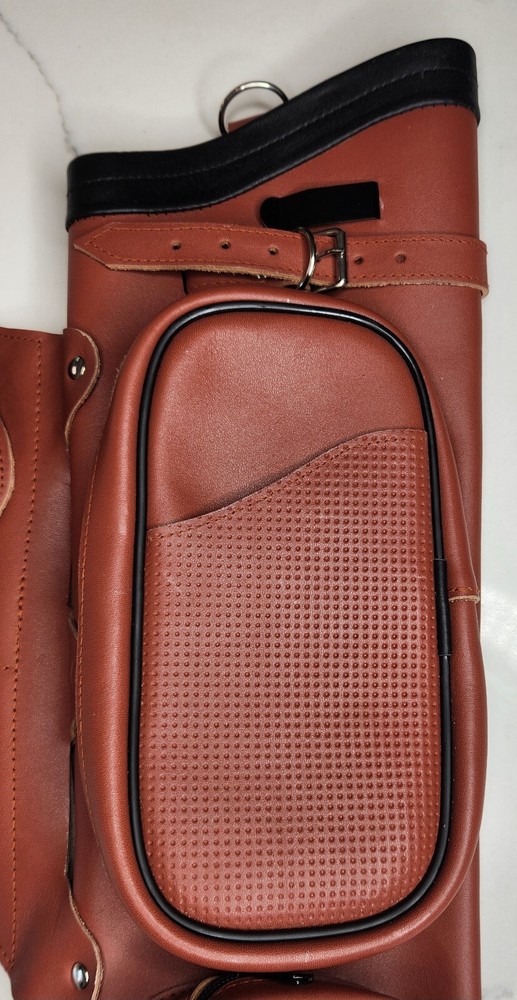 Target Side Leather Quiver Right hand Brown