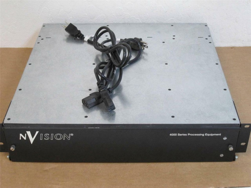 NVision NV4002 4000 Series Processing Equipment/DA Converter w/ 2 PS4002 Modules