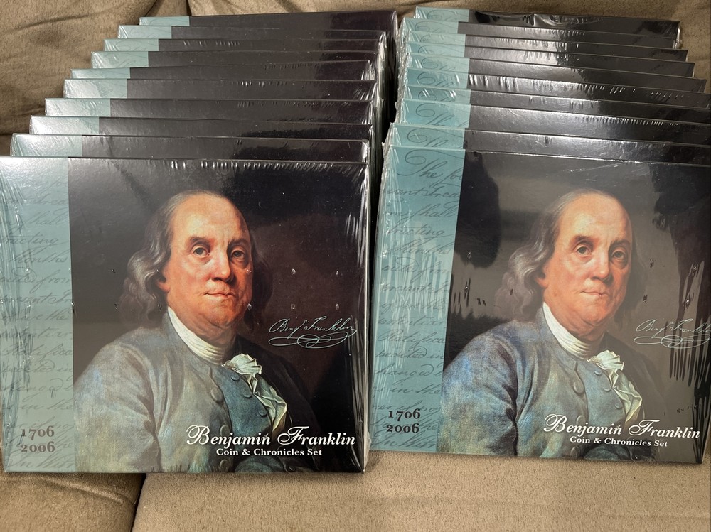 2006 Benjamin Franklin SilverCOIN & CHRONICLES SET  WITH  COA, NEVER OPENED  !!!