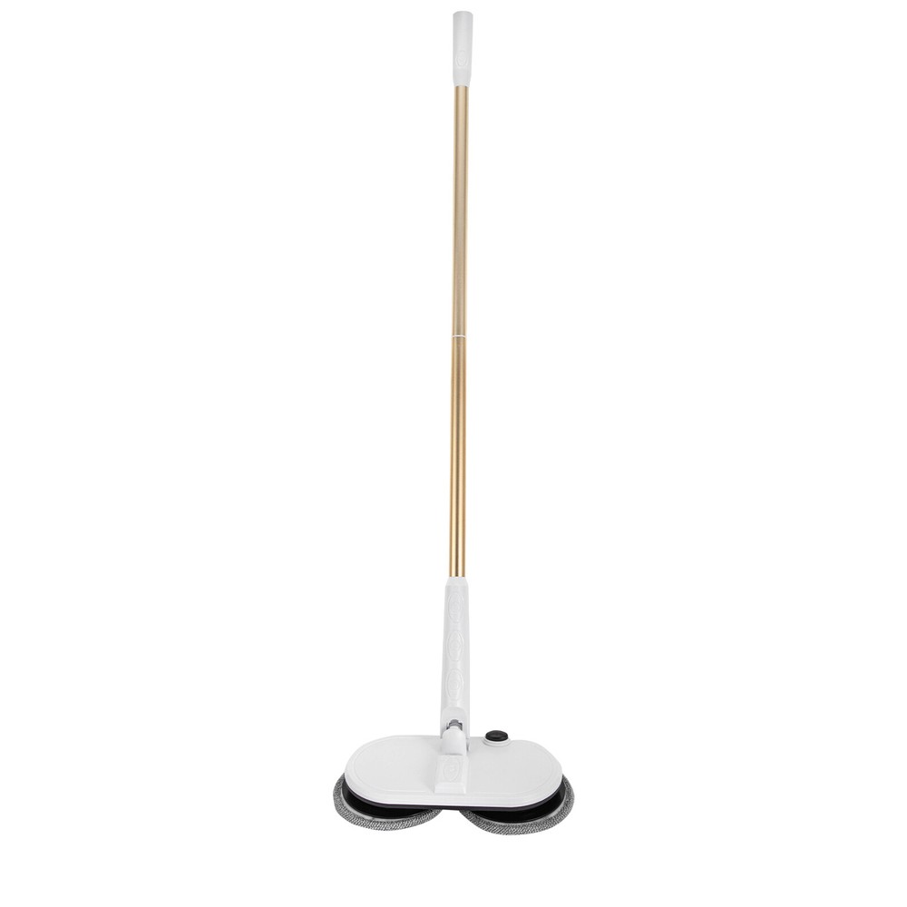 Cordless Mop Spin Mops Floor Cleaning Dual Spinning Scrubber Adjustable Lever