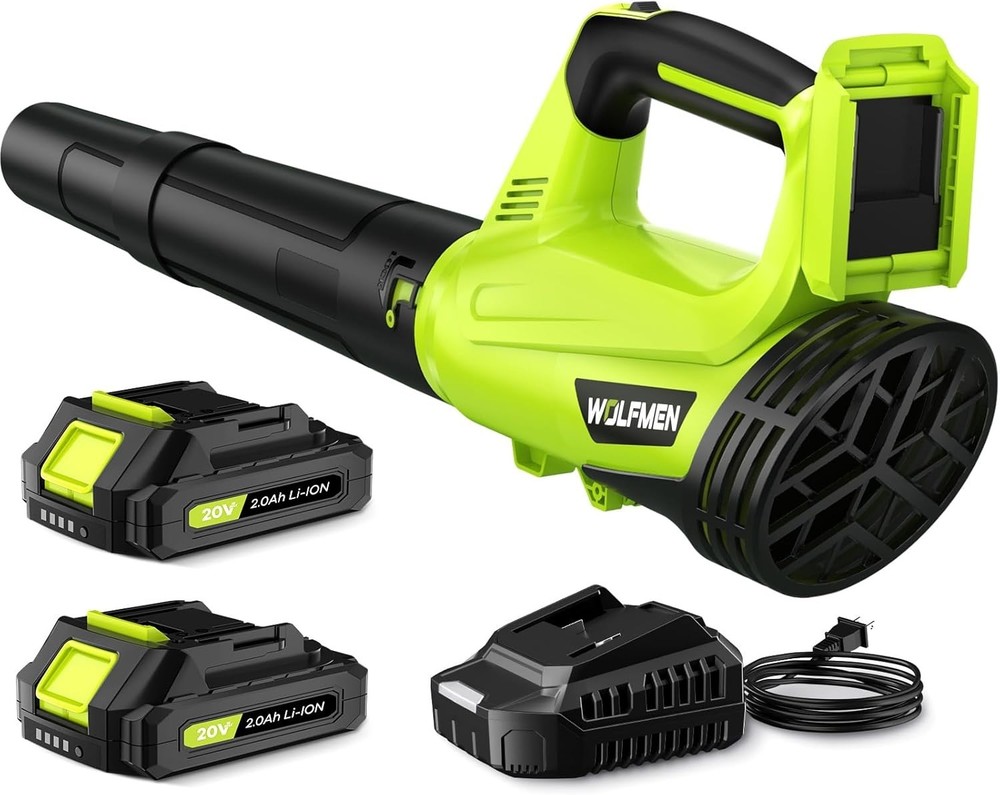 Powerful 2-Speed Electric Leaf Blower - 150 MPH, Lightweight & Adjustable Length
