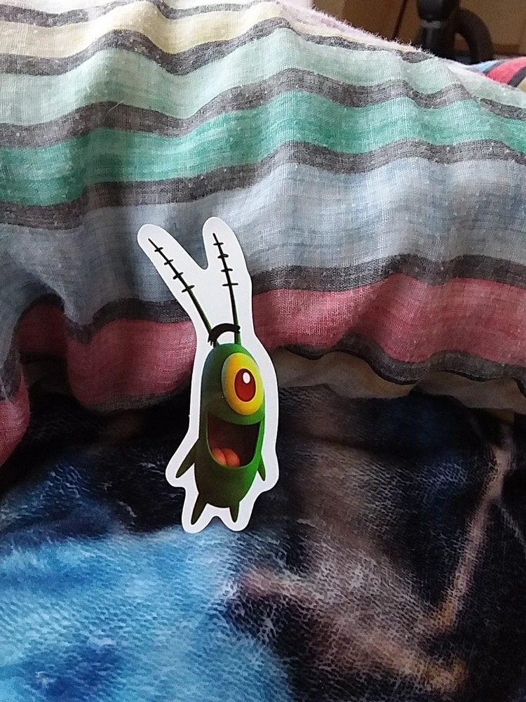 Plankton Sticker From Spongebob SquarePants