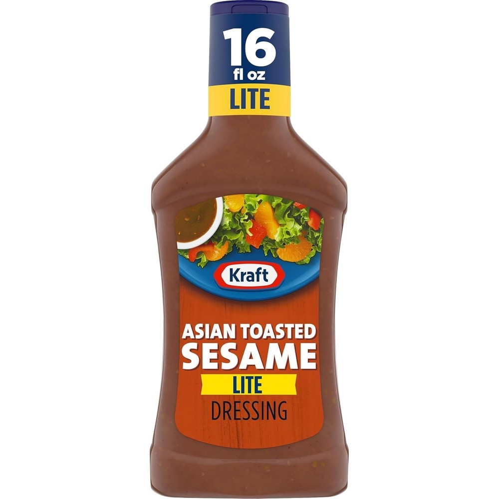 Kraft Light Asian Sesame Dressing 16 oz Bottle
