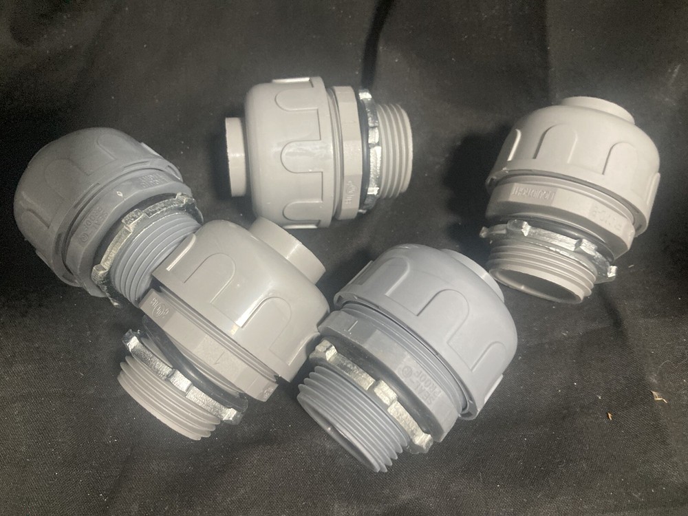 Kwikflex liquid tight non matallic straight fitting 1” LTS20 5 Pack