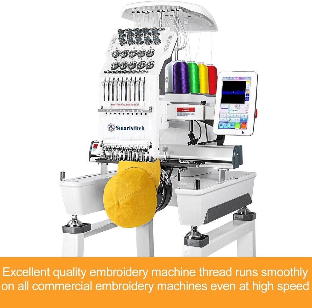 - Single Huge Spool 5000M Each Polyester Embroidery Machine Thread 40WT for Comm