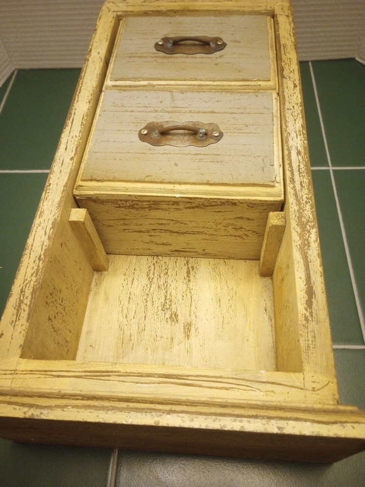 3 Drawer Solid Wooden Keepsake Storage Box High Quality