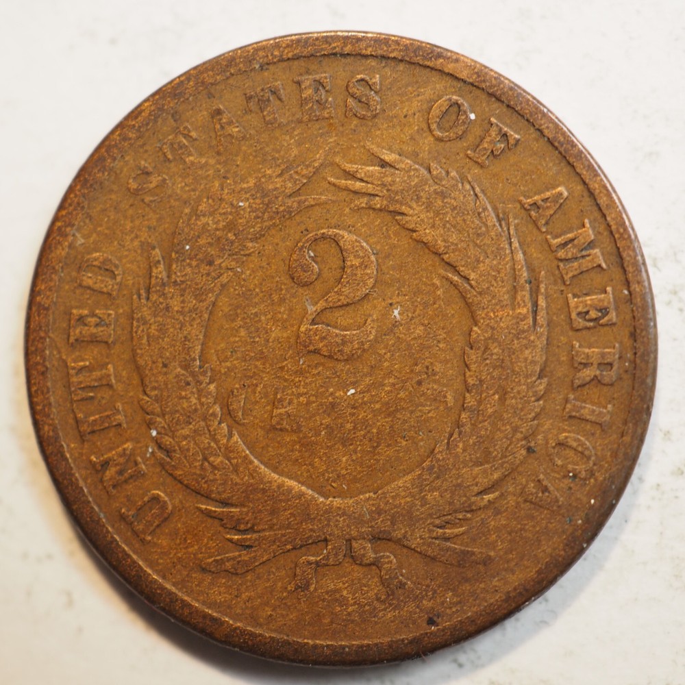 1866 2 CENT ***NICE COIN!*** - FREE SHIPPING! A4228