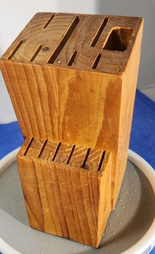 Knife Block. Wooden