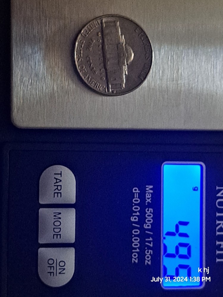 1964 nickel d mint mark Rare With Errors