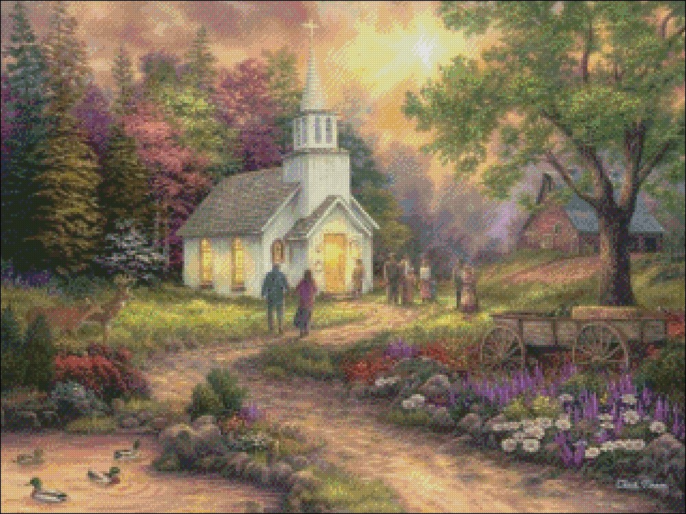 Chart Needlework - Counted Cross Stitch Patterns - Strength along the Journey