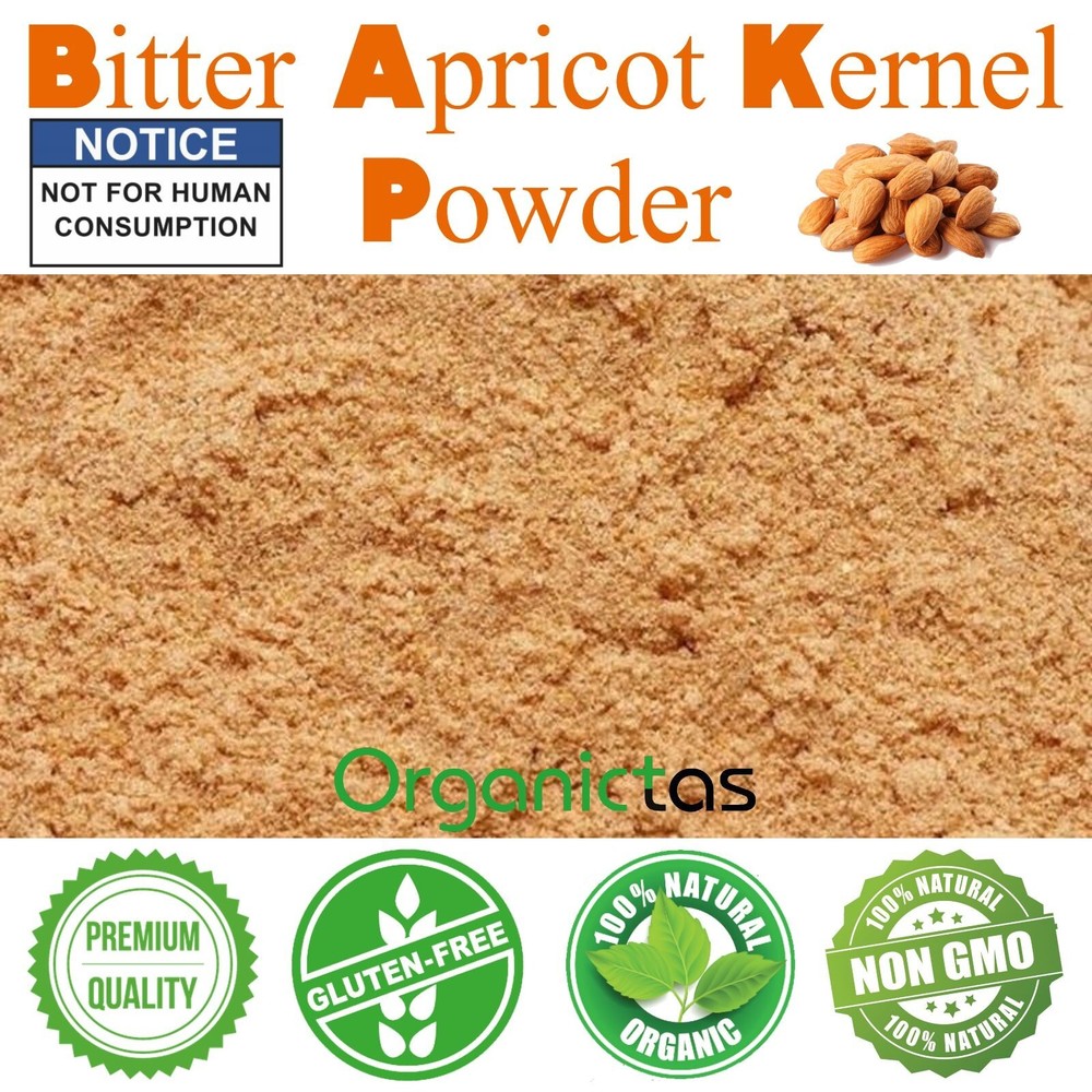 Bitter Apricot POWDER Raw (Seeds, Kernel, Pit, Stone, Core) Best Premium Quality
