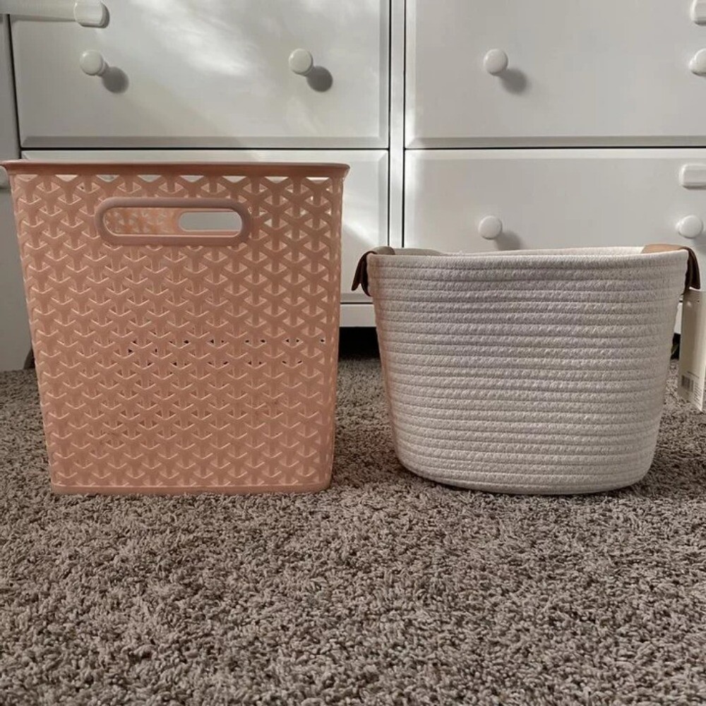 11" Decorative Coiled Rope Basket